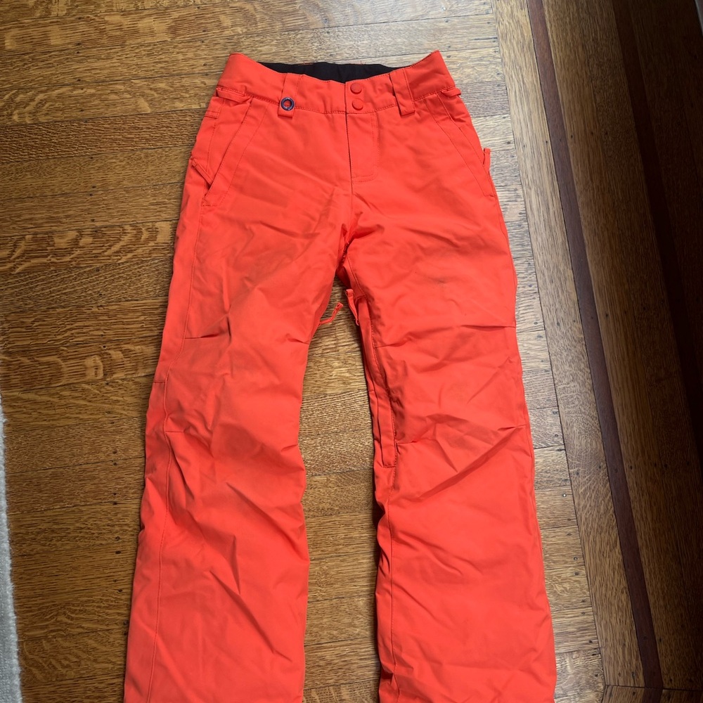 Quicksilver Orange Boy Ski Pants